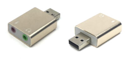 USB2.0 CH7.1 Audio Adaptor Metal (USB to 2x3.5mm Audio Jack)
